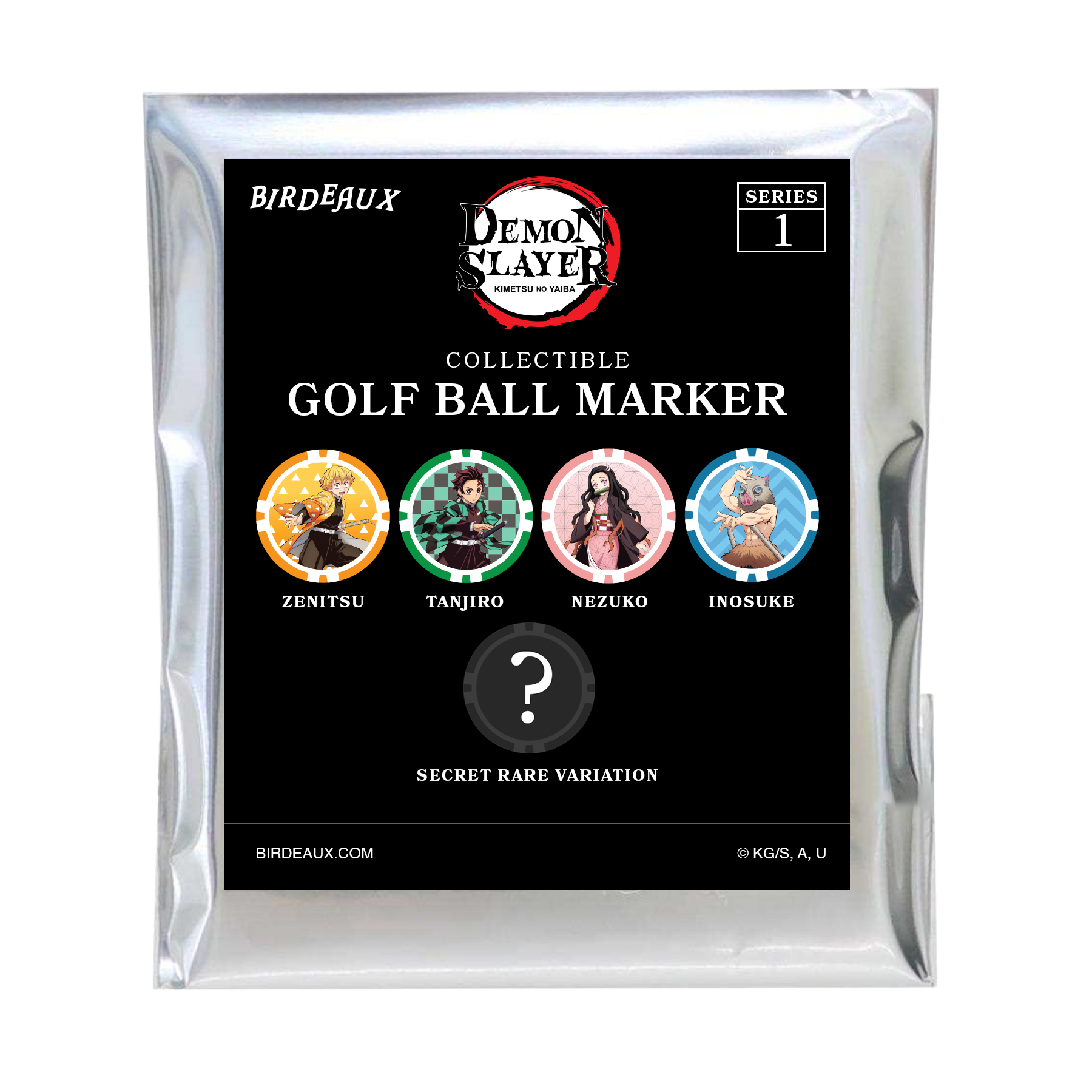 Birdeaux x Demon Slayer Golf Ball Marker