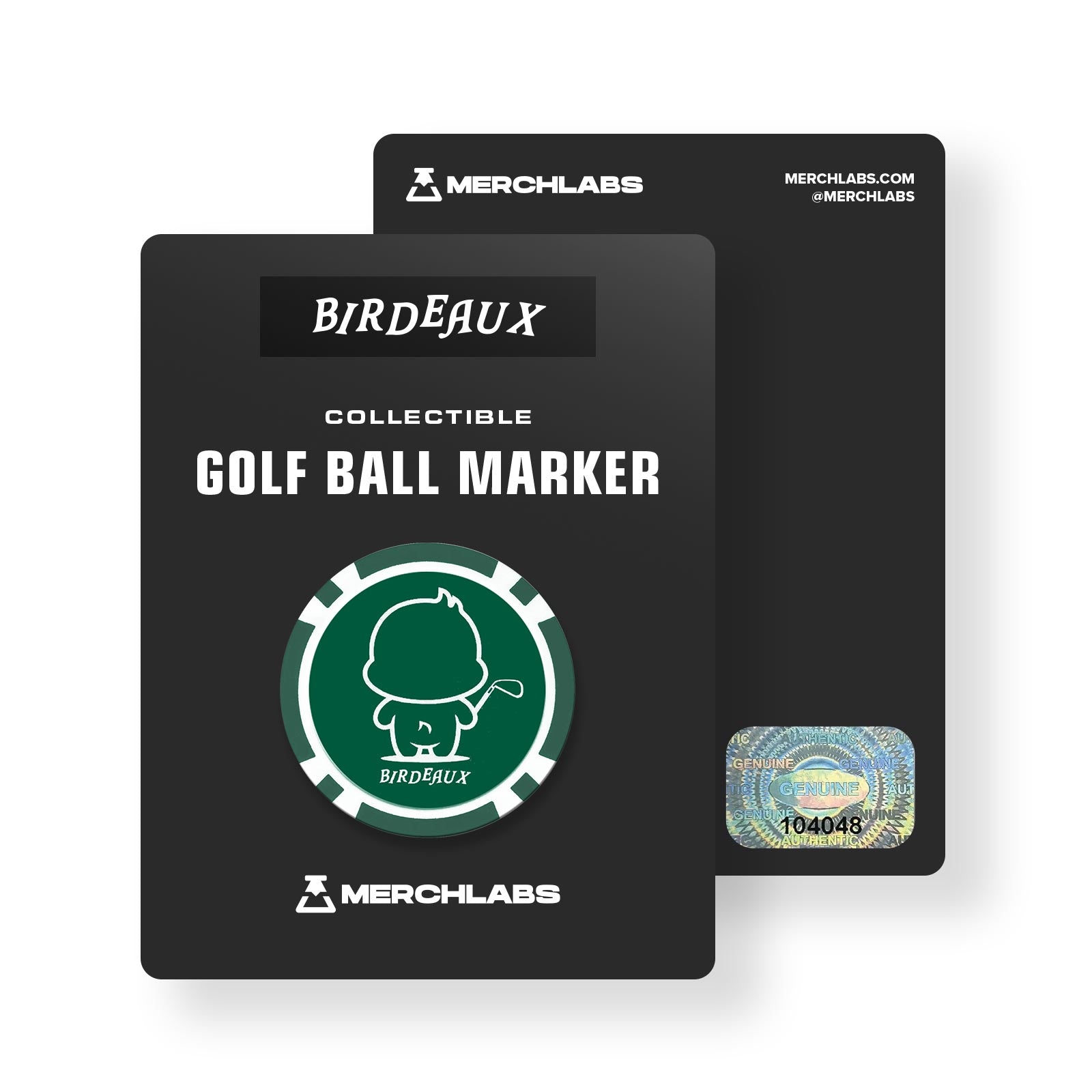 Birdeaux Golf Ball Marker
