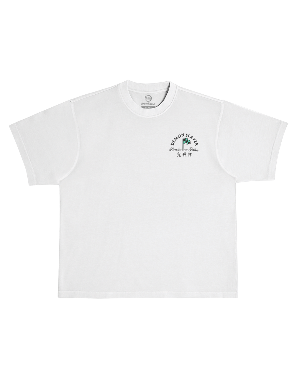 Birdeaux x Demon Slayer Tanjiro Flagstick Oversized Heavyweight Tee [PRE-ORDER]