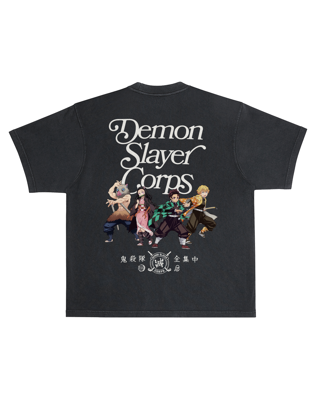 Birdeaux x Demon Slayer Corps Oversized Heavyweight Tee [PRE-ORDER]