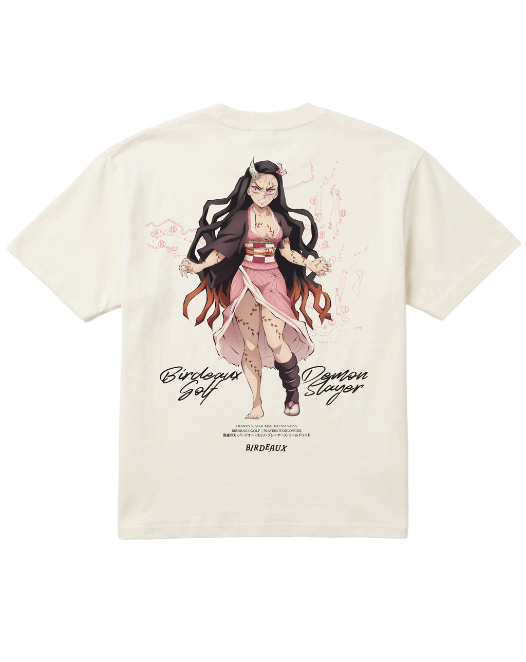 Birdeaux x Demon Slayer Nezuko Golf Heavyweight Tee