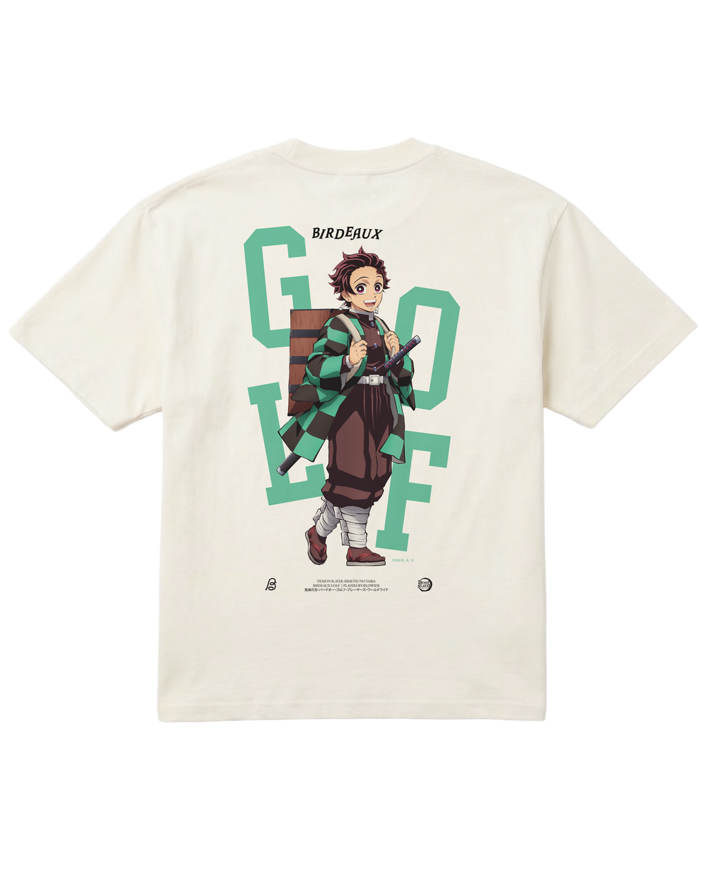 Birdeaux x Demon Slayer Tanjiro Golf Heavyweight Tee
